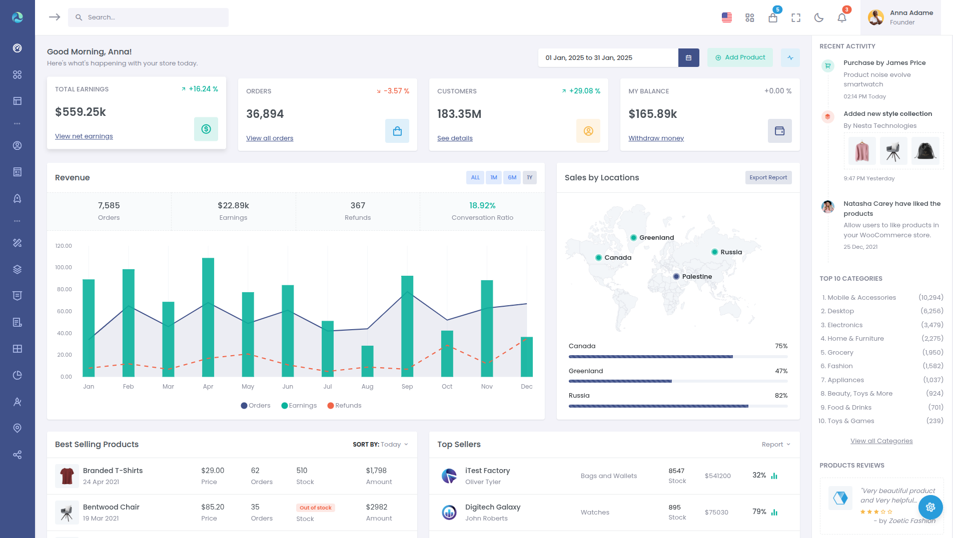 Modular CRM Backend System